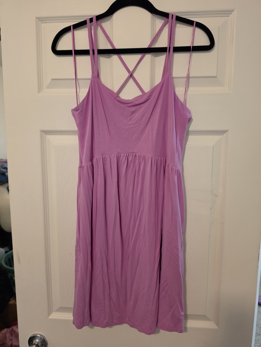 Old Navy Women's Lilac Strappy Dress - Size L